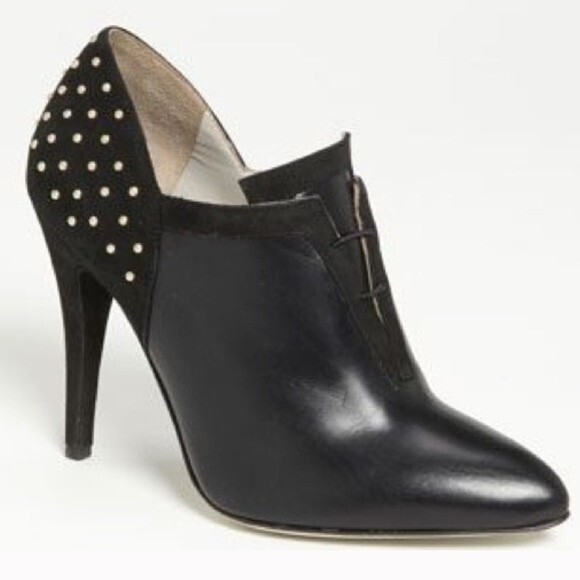 Jason Wu All Leather Gold Studded Made in Italy Bootie in Black 36.5 - Picture 14 of 14